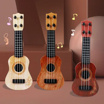 2 Предмета, мини-ukulele за възрастни, музикален инструмент за ранно обучение на деца, пластмасов дете