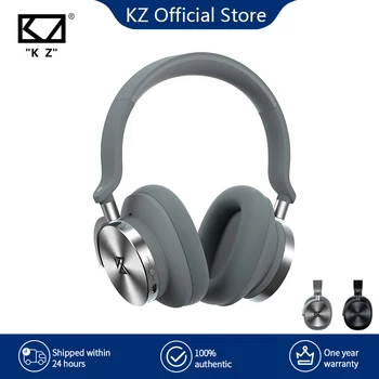 Безжични слушалки с активно шумопотискане KZ T10S ANC с двойно захранване, съвместими с Bluetooth 5.0 Слушалки с микрофон, музикални слушалки