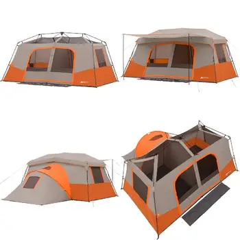 Удобна, здрава туристическа палатка за 8 души: идеален за семейни приключения!